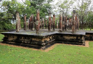 UNESCO World Heritage Site, the ancient city of Polonnaruwa, Sri Lanka, Asia, building in the