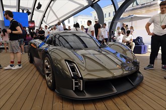 Porsche Mission X, electric super sports car, IAA Mobility 2023, Munich, Bavaria, Germany, Europe