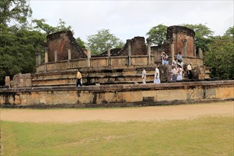 Vatadage building, The Quadrangle, UNESCO World Heritage Site, the ancient city of Polonnaruwa, Sri
