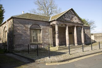Historic guardhouse building, Berwick-upon-Tweed, Northumberland, England, UK