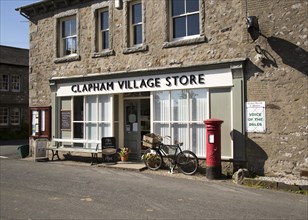 Clapham village stores shop, Clapham village, Yorkshire Dales national park, England, UK