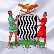 Africa, African Union, the coat of arms of Zambia, Zambia, Studio, Africa