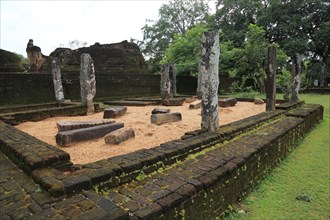 UNESCO World Heritage Site, the ancient city of Polonnaruwa, Sri Lanka, Asia, ruins at Potgul