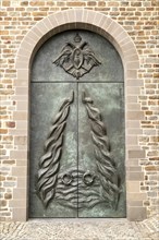 Metal doors Sint Servaasbasiliek, Saint Servatius church, Maastricht, Limburg province, Netherlands
