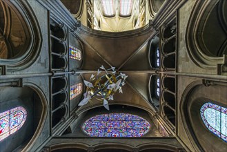 Notre-Dame de Semur-en-Auxois Cathedral, Dijon, Cote d'Or department, Bourgogne-Franche-Comte,