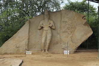 UNESCO World Heritage Site, the ancient city of Polonnaruwa, Sri Lanka, Asia, Parakramabahu Statue