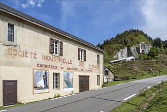 Societe Industrielle des Pyrenees, Carrieres de Marbres de Campan, marble quarry at Payolle,