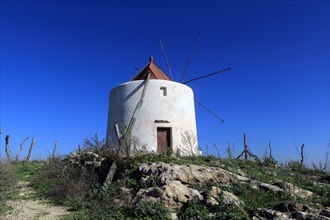 Traditional windmill, Vejer de la Frontera, Cadiz Province, Spain, Europe