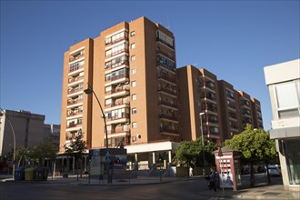 Modern apartment block housing Jerez de la Frontera, Spain, Europe