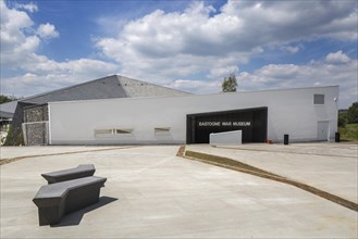 Entrance of the Bastogne War Museum devoted to the Second World War Two in the Belgian Ardennes,