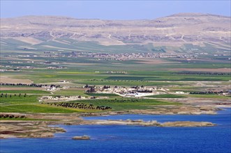 Asad reservoir of the Euphrates, Syria, Asia