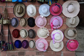 Hats, Souvenirs, Souvenirs, Jaisalmer, Jaisalmer, Rajasthan, India, Asia