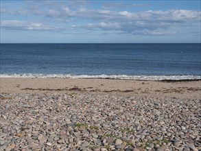 The beach in Stonehaven