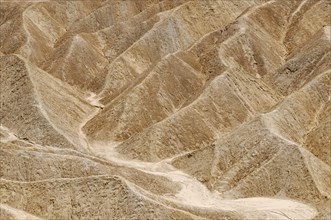 Landscape at Zabriskie Point, Death Valley National Park, Mojave Desert, California, Nevada,