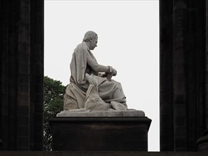 Scott Monument in Edinburgh, Scotland, United Kingdom, Europe