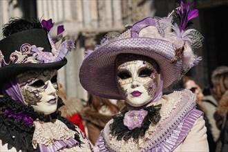 Masks, Carnival, Carnevale, Carnival in Venice, Venice, Veneto, Italy, Europe