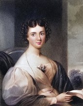 Maria Jane Jewsbury Mrs Fletcher 1800-1833 English author, writer, Historical, digitally restored