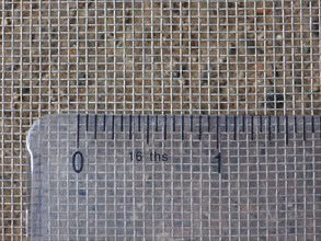 Mosquito net mesh size