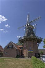 Mill of Krummhoern-Rysum, Germany, Europe