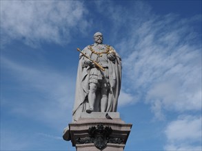 King Edward VII statue in Aberdeen, Scotland, United Kingdom, Europe