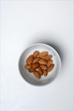 Almonds in shell, Prunus dulcis