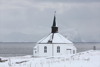 Church on Andoya, Norway, Europe