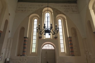 Vestibule of the Evangelical Reformed Church of Krummhoern-Rysum, Germany, Europe