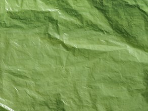 Green plastic texture background