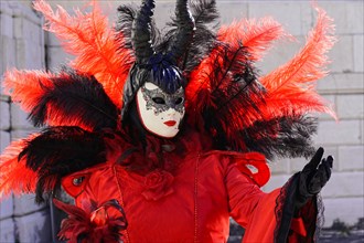 Mask, Carnival, Carnevale, Carnival in Venice, Venice, Veneto, Italy, Europe