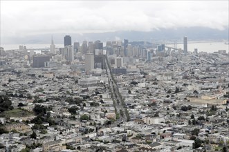 City and skyline, San Francisco, California, USA, North America