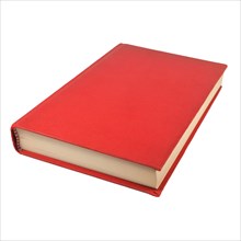 Red book isolated over white