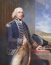 Richard Howe, 1st Earl Howe, 1726-1799, British Admiral, Historical, digitally restored