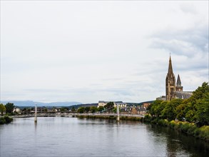 River Ness in Inverness, Scotland, United Kingdom, Europe