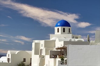 Church, Ia, Oia, Santorini, Greece, Europe