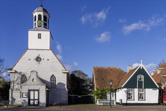 Protestant church of De Koog, North Sea island of Texel, North Holland, Netherlands