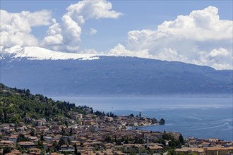 View of San Felice del Benaco, Lombardy, Lake Garda