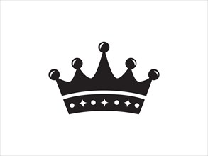 A black crown icon representing royalty or authority, isolated on white
