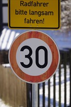 Traffic sign, Germany, Europe
