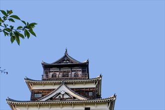 Exterior of Hiroshima Castle in Japan