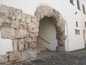 Porta Praetoria in Regensburg, Germany, Europe