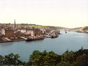 Seen from the East, Waterfront, County Waterfront, Ireland, c. 1890, Historic, digitally restored
