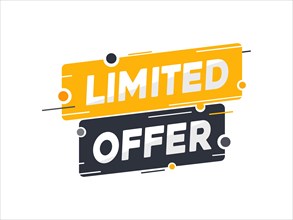 'LIMITED OFFER' in bold letters on a yellow textured background