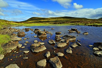 Felsen und Steine am Loch Farley | Exposed rocks and stones at Loch Farlary, near Golspie,