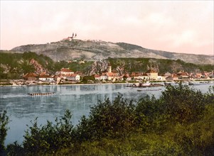 Marbach and Maria Taferl in the district of Melk, Lower Austria, Austria, around 1890, Historical,