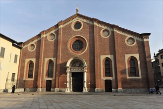 Basilica of Santa Maria delle Grazie, 1463, built in 1482, Milan, Italy, Europe
