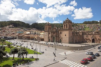 Historic Cathedral of Cusco or Cathedral Basilica of the Assumption of the Virgin Mary at Plaza de