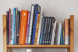 Bookshelf with books, Germany, Europe