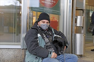 Mannheim, December 2020: Homeless in times of corona. The coronavirus pandemic is exacerbating the