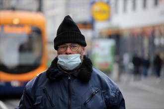 Mannheim, December 2020: Homeless in times of corona. The coronavirus pandemic is exacerbating the