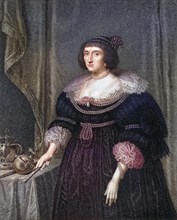 Elisabeth, Queen of Bohemia, 1596-1662, daughter of James I, From the book Lodge's British